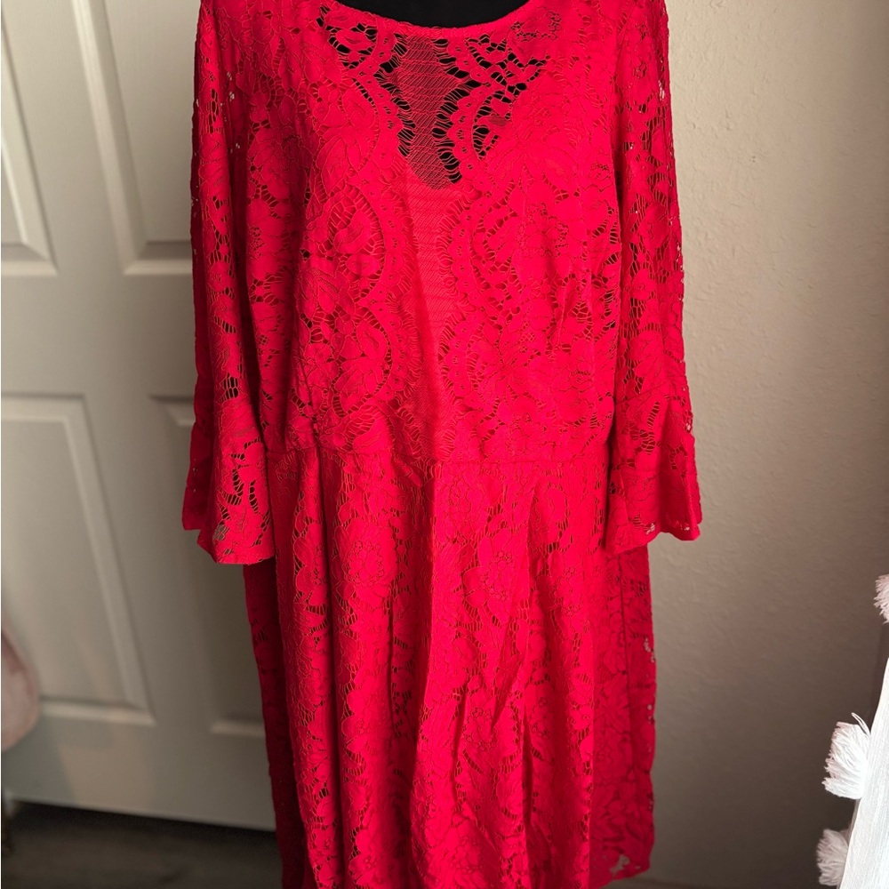 Red Lace Dress
